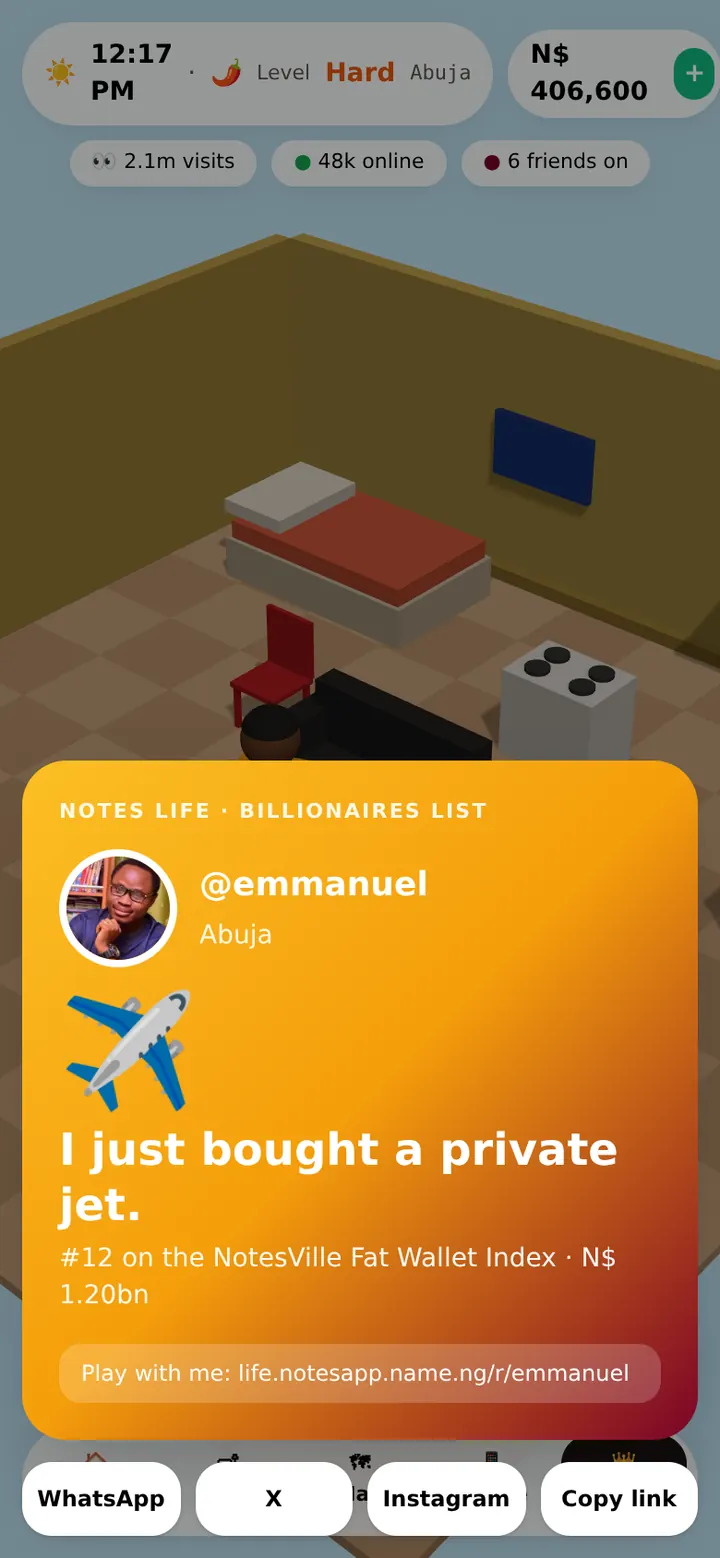 Notes Life mockup: Brag a little