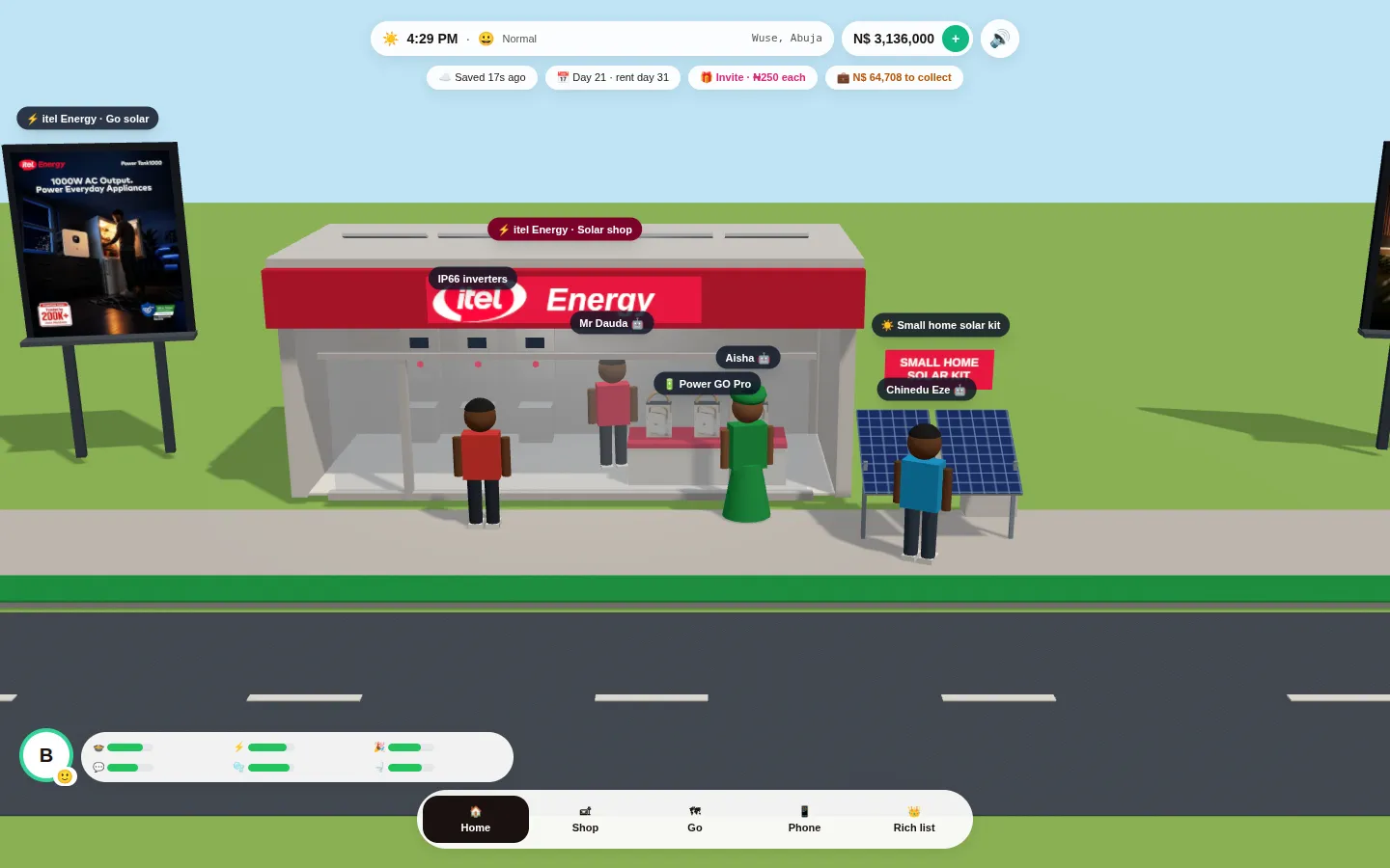 itel Energy in Notes Life, the real game